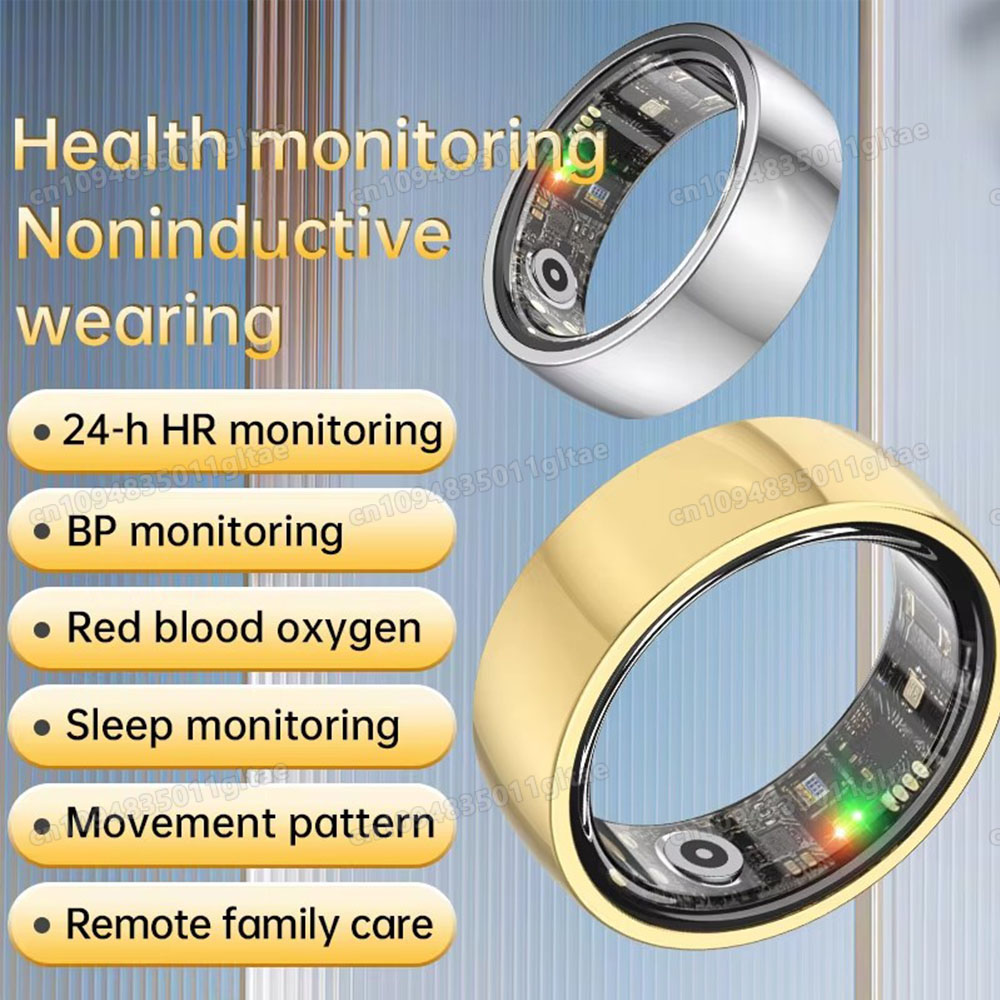 Blood Oxygen Monitor - ใหม่ 5ATM สมาร์ทแหวน GPS ติดตามอัตราการเต้นของหัวใจความดันโลหิตเครื่องวัดการนอนหลับ BT