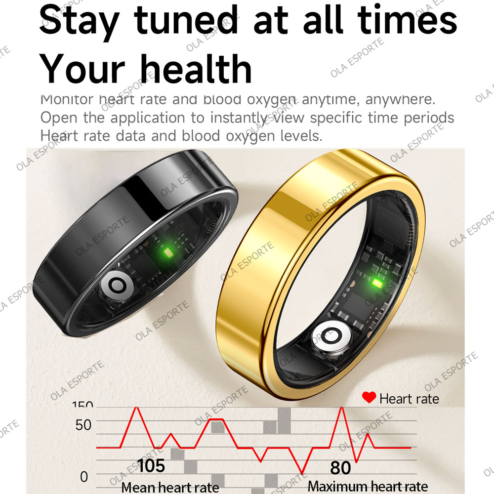 แหวนสมาร์ทใหม่ปี 2026 วัดอัตรา - Blood Oxygen Monitor บทวิจารณ์และราคา