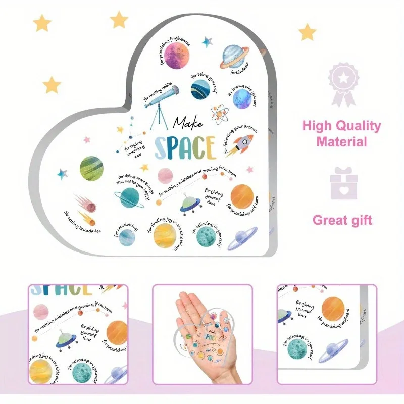 ของตกแต่งรูปหัวใจอะคริลิกสำหรั - Health Wellness Office บทวิจารณ์และราคา