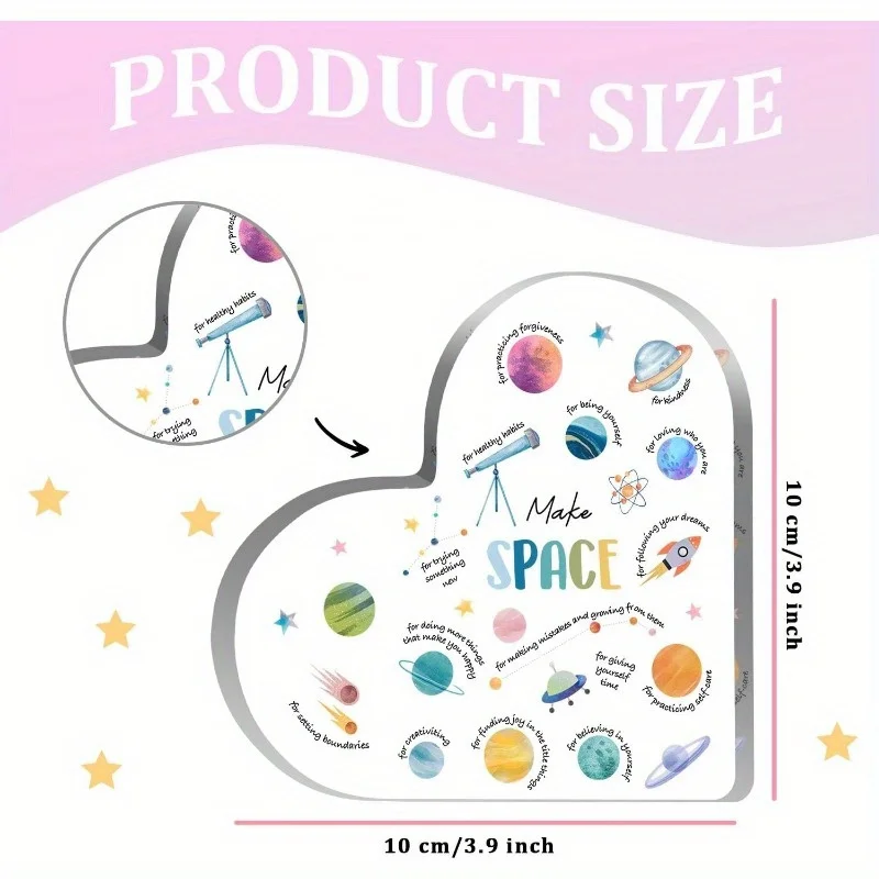 ของตกแต่งรูปหัวใจอะคริลิกสำหรั - Health Wellness Office บทวิจารณ์และราคา