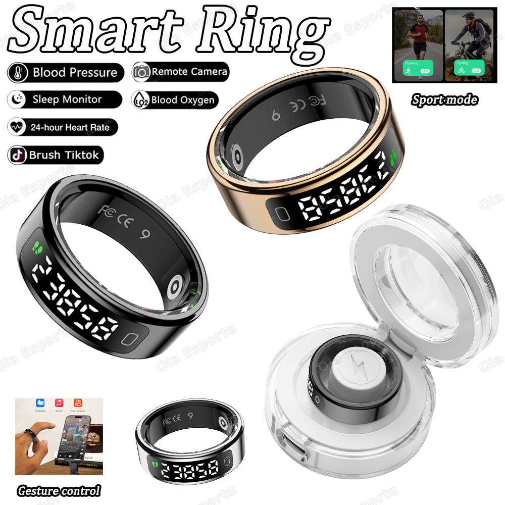 แหวนสมาร์ทใหม่ปี 2026 หน้าจอแส - Blood Oxygen Monitor บทวิจารณ์และราคา