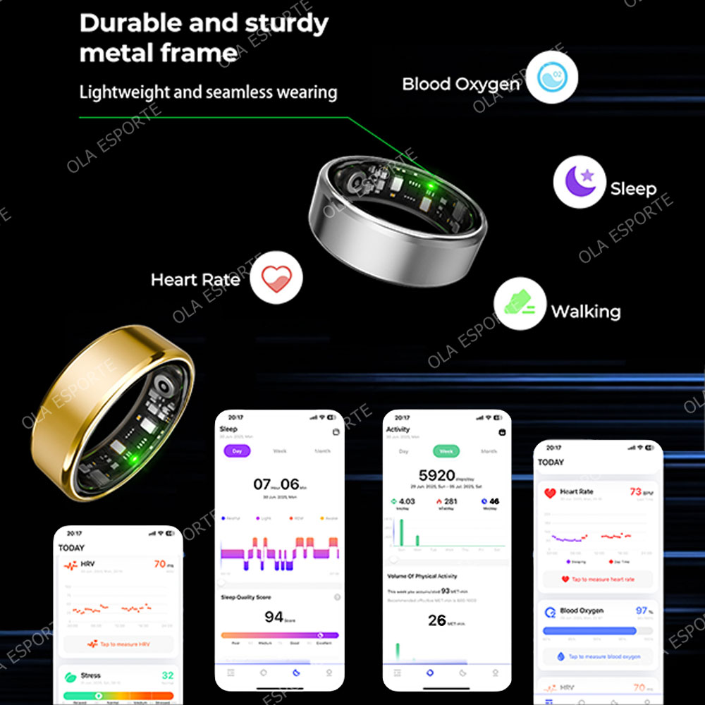 แหวนอัจฉริยะ R09 สำหรับผู้ชายแ - Blood Oxygen Monitor บทวิจารณ์และราคา